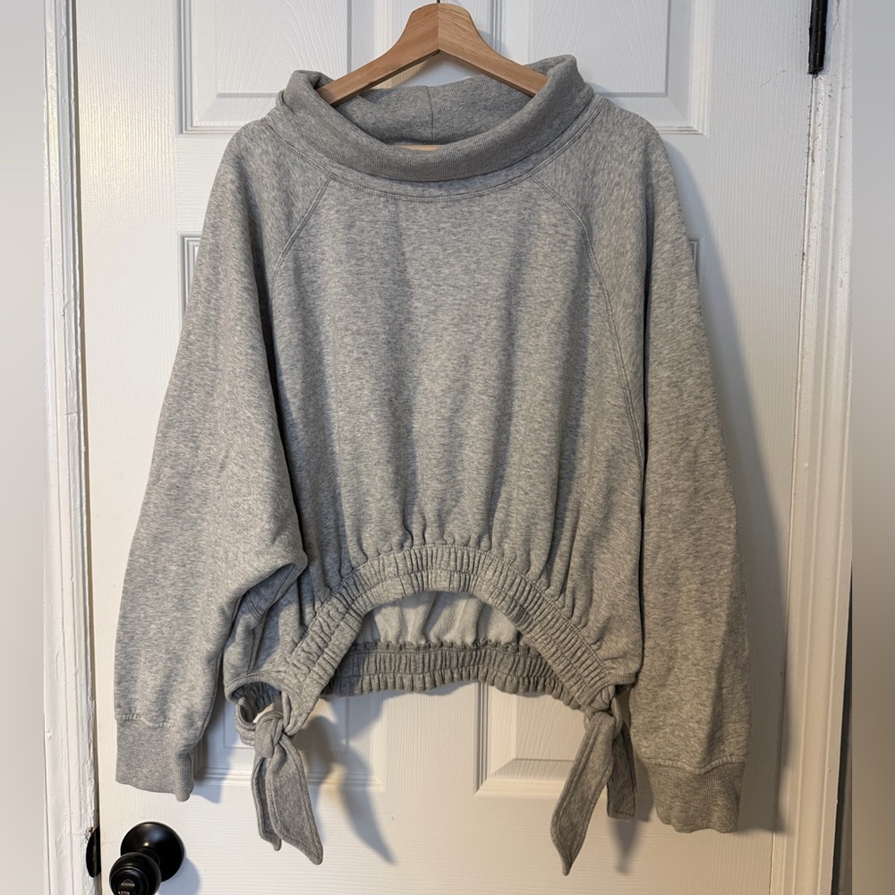 Daily Practice by Anthropologie Long-Sleeve Funnel Neck Sweatshirt - Picture 5 of 7